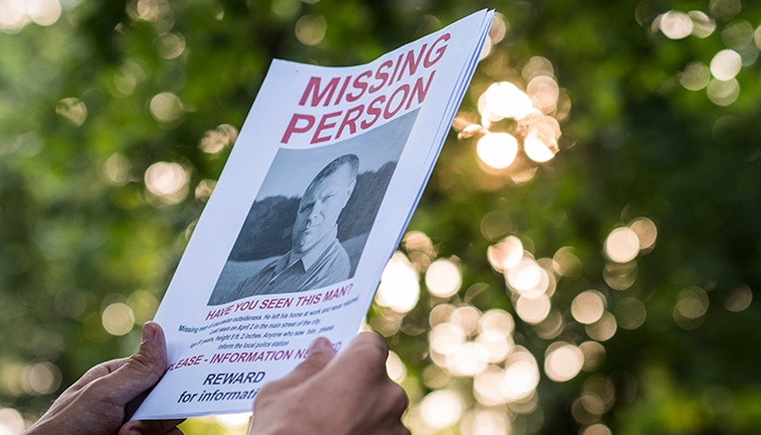 missing persons flyer